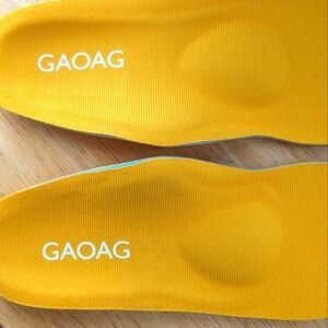 GAOAG Yellow Insoles Women's narrow Size 36-38 New